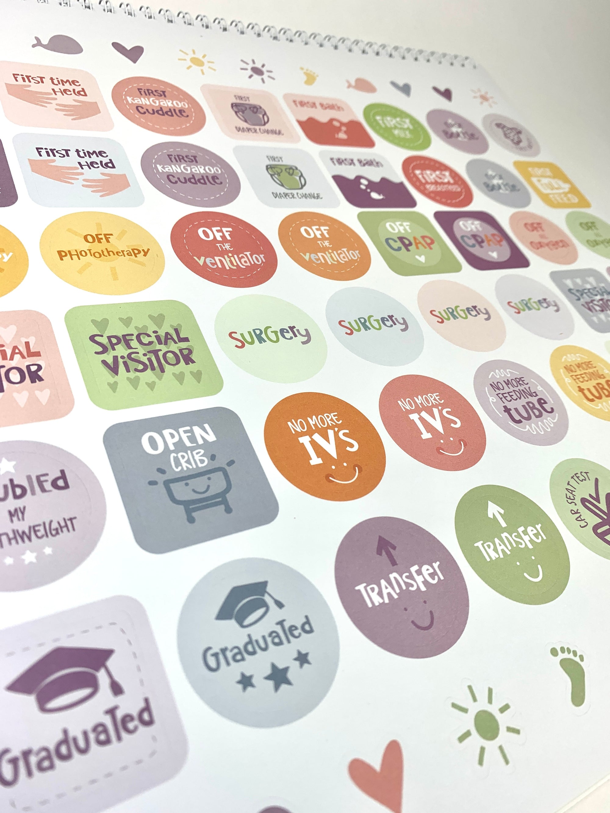 My First Year NICU Calendar - English