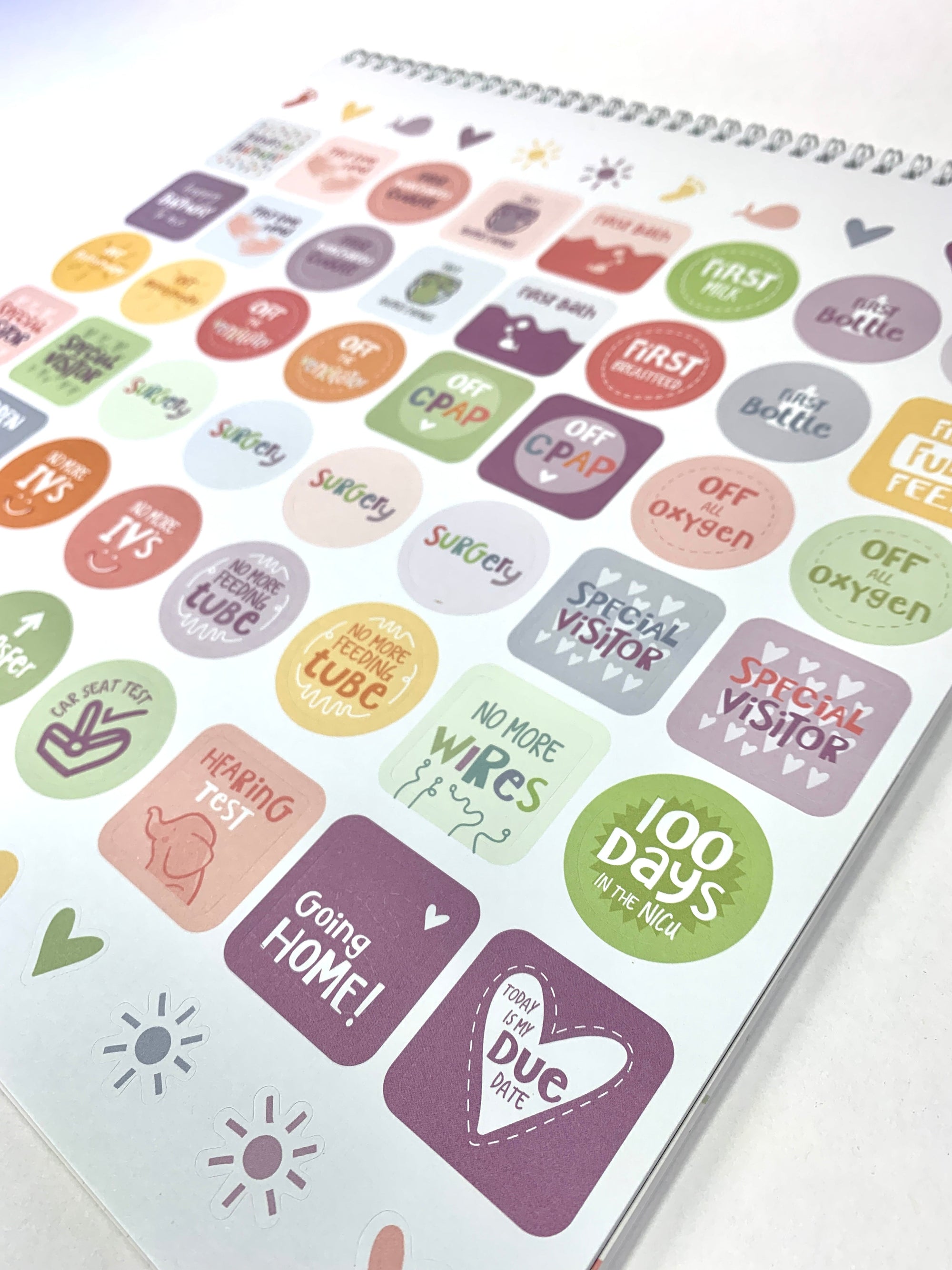 My First Year NICU Calendar - English