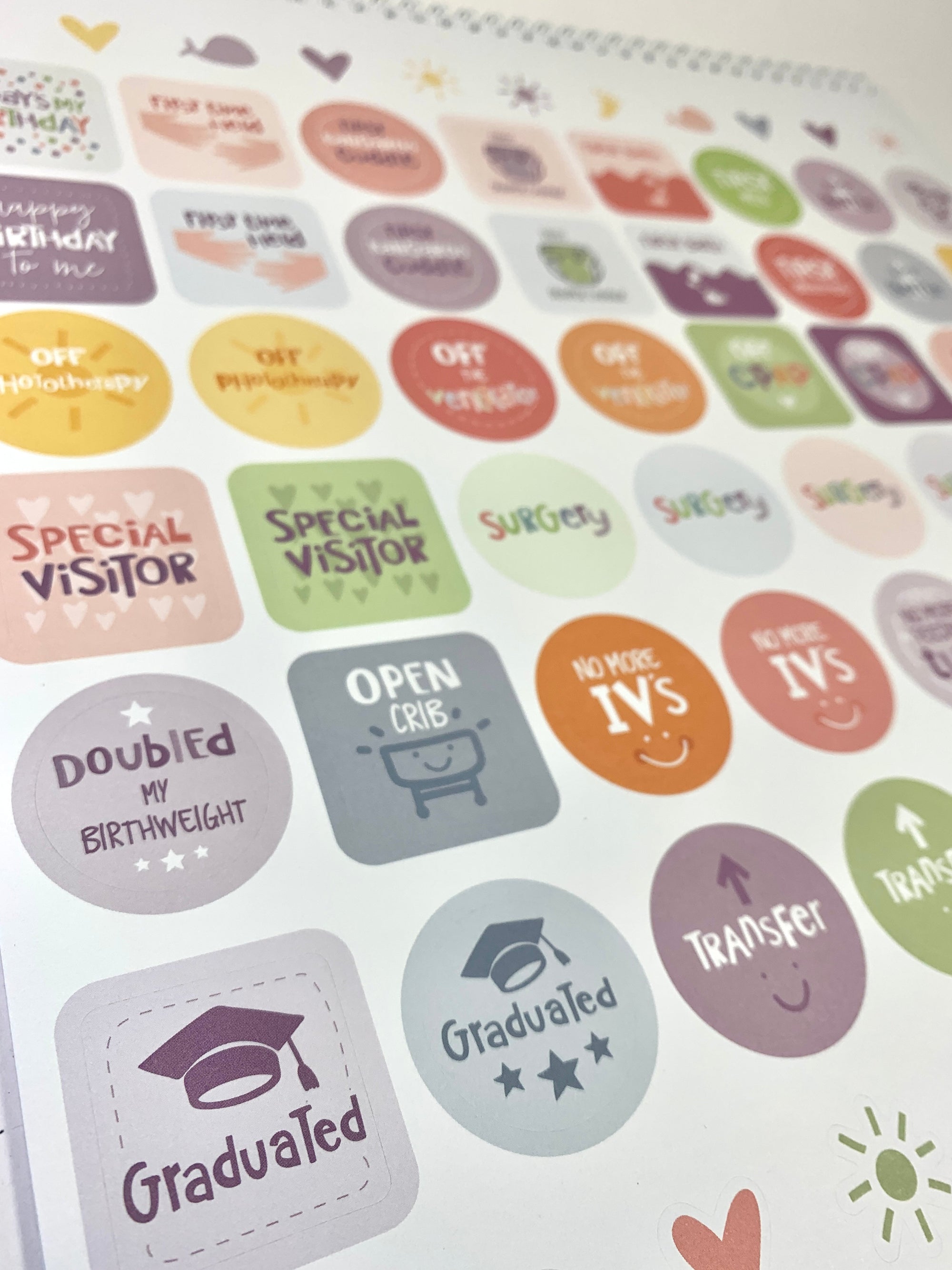 My First Year NICU Calendar - English